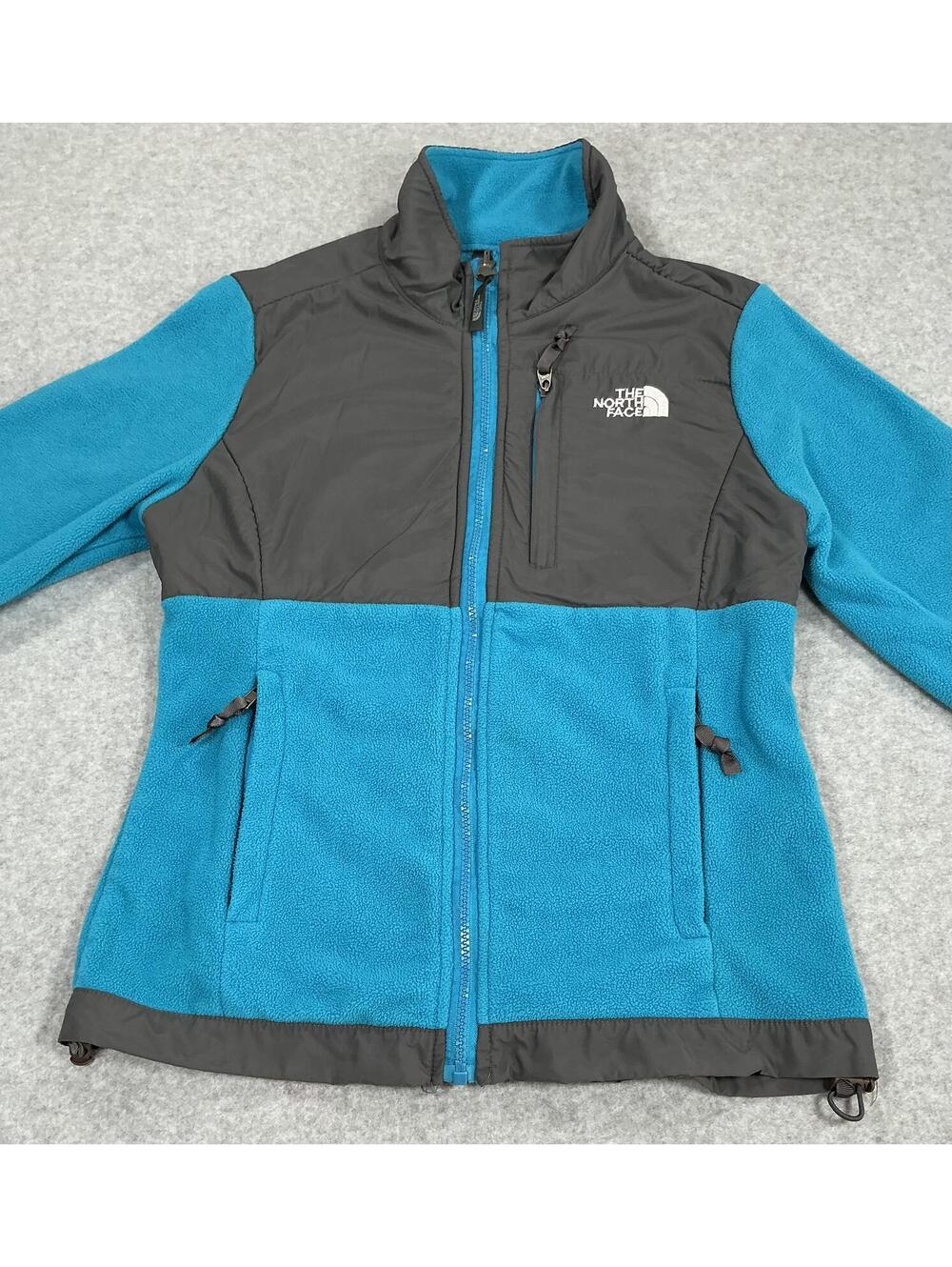 The North Face Polartec Fleece Jacket Blue Gray Full Zip Women's XS - Picture 5 of 14
